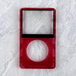 Transparent Red Faceplate for iPod  5th/5.5th Generation by iPodmania.com / iPod Faceplates