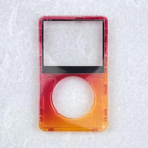 Transparent Red-Orange Faceplate for iPod  5th/5.5th Generation by iPodmania.com / iPod Faceplates