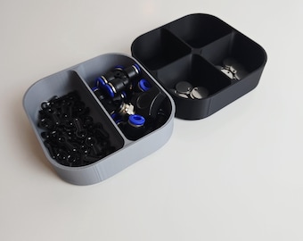 Small 4x4 Custom Organizer Tray - 3D Printed Modular Storage for Desk or Workshop