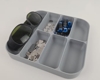 8x8 Sorting Tray - 20 Styles! Custom Colors, Stackable Craft Organizer - Bead Sorting Tray - LEGO Block Holder