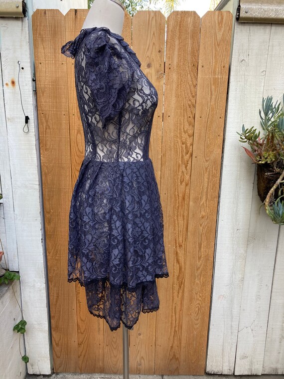 charcoal gray lace dress Off Shoulder Dark Gray Lace Long Prom Dresses with High Slit, Dark Gra —  Bridelily main image 0