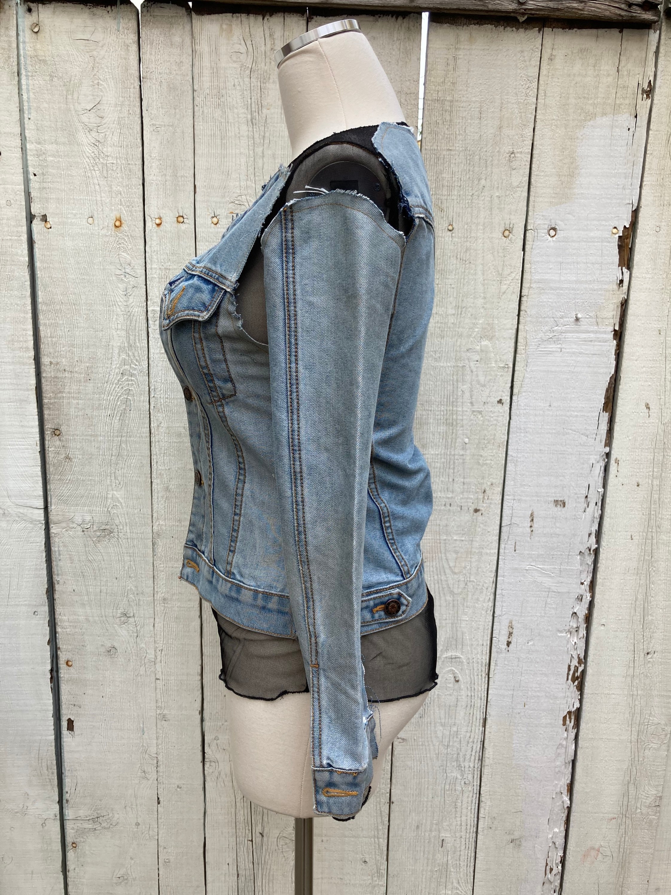 Deconstructed Slashed Jacket main image 1