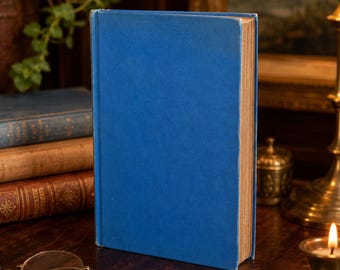 Queen’s Gift Inglis Fletcher 1952 | Blue Hardcover Historical Fiction | Midcentury Decorative Book | Southern Novel