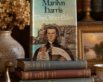 This Other Eden Marilyn Harris | 1977 Hardcover Novel | Vintage Illustrated Dust Jacket | Eden Family Saga