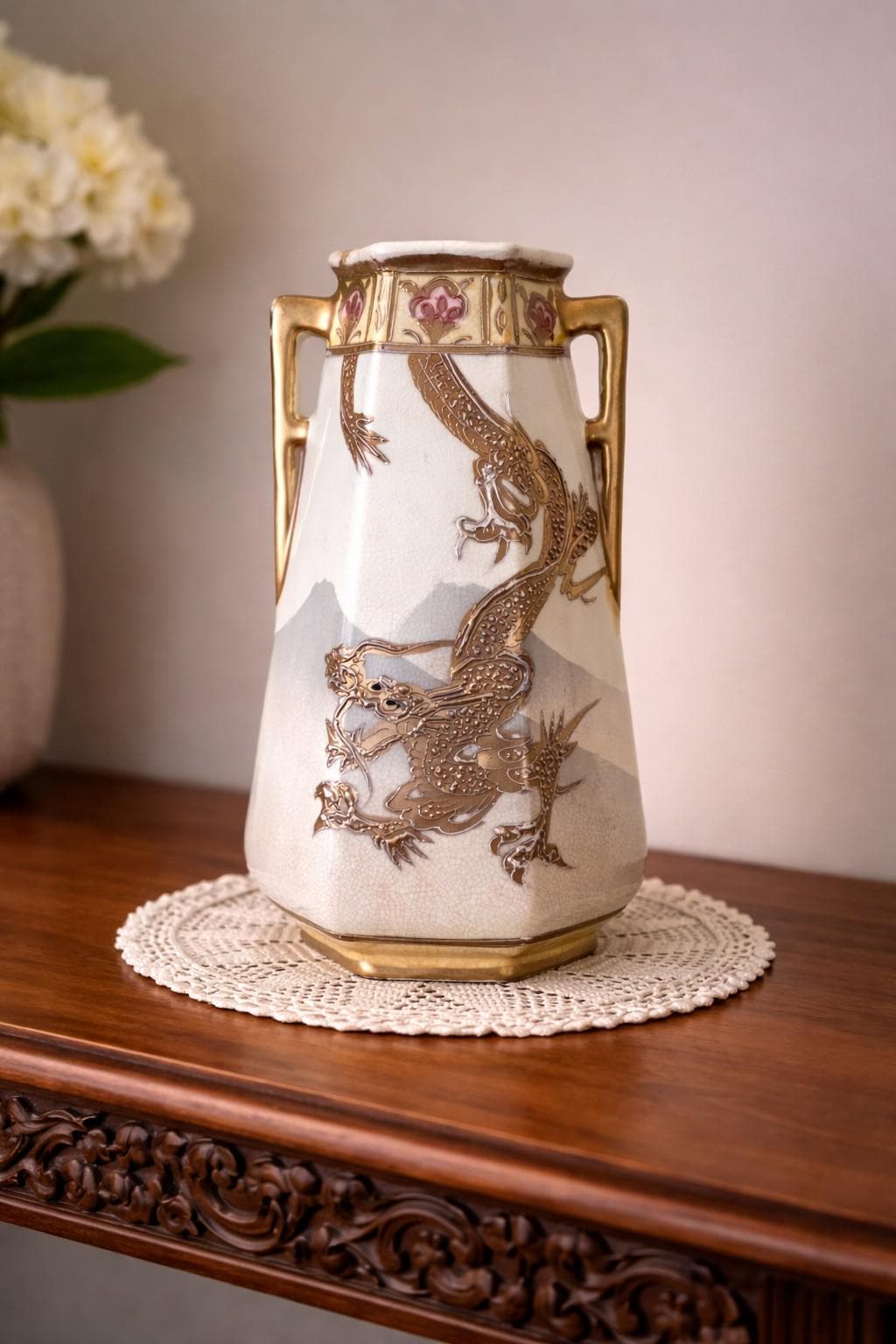 Japan Dragon Vase - Etsy