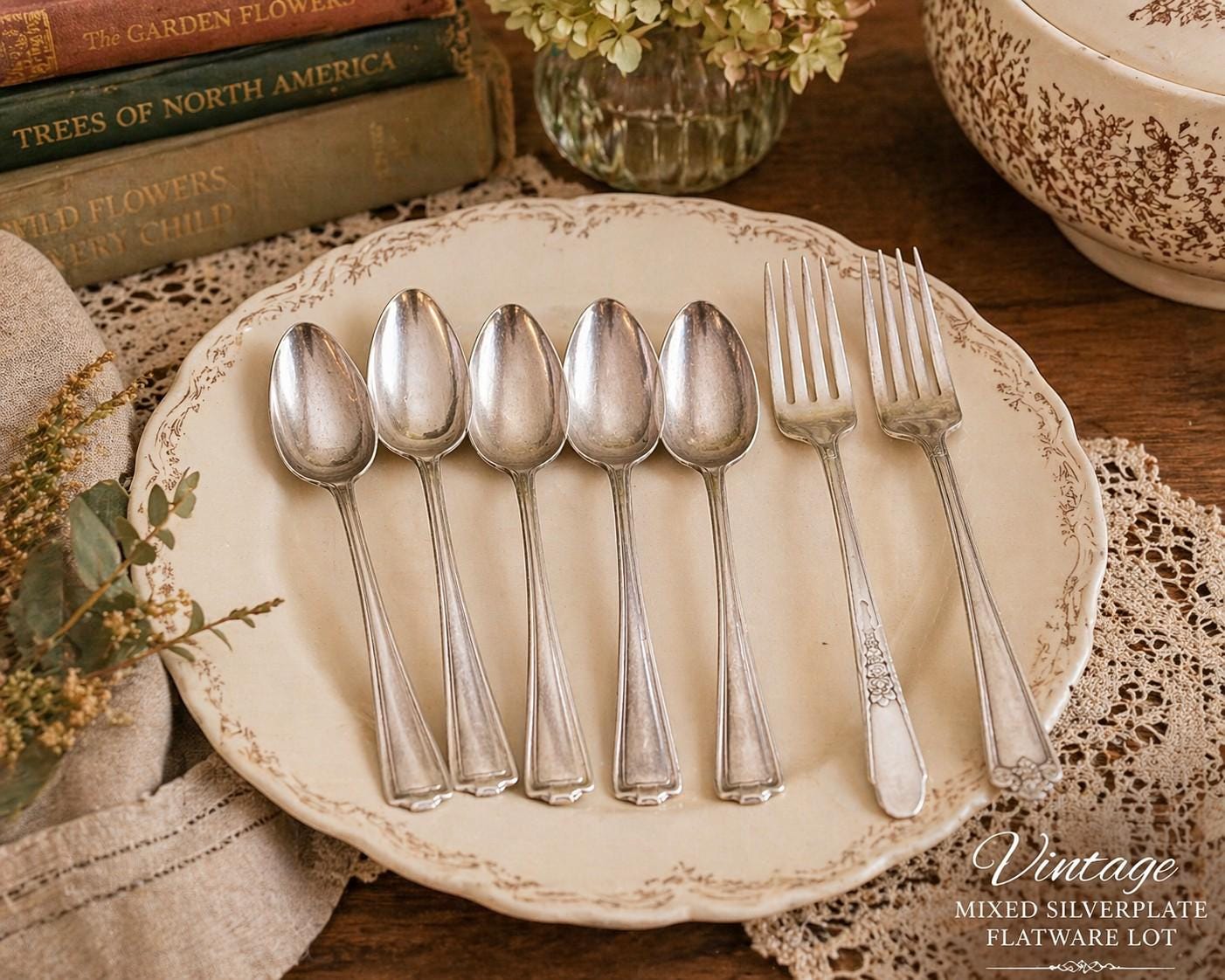 Wm Rogers Silverware Set - Etsy