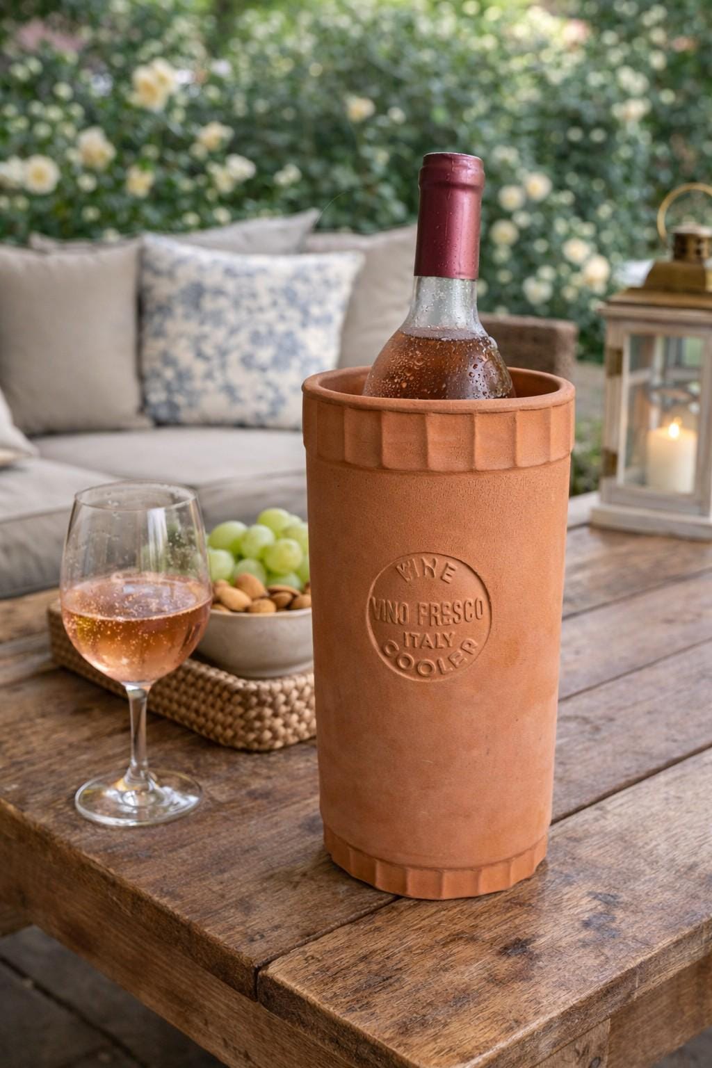 Vintage Terracotta Wine Cooler - Etsy