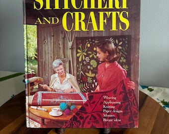 Vintage 1968 Better Homes and Gardens Stitchery and Crafts Book | Mid-Century DIY Guide