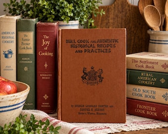 Vintage 1963 Bull Cook Cookbook | George Leonard Herter Eighth Edition | Historical Recipes