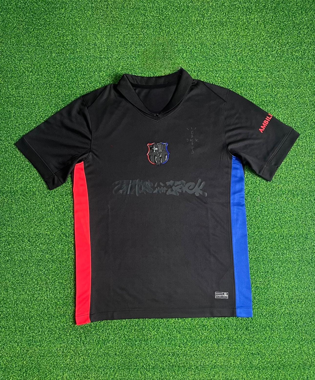 FC Barcelona トラヴィススコット シャツ Mサイズ FC Barcelona x Travis Scott Limited Edition Match Home 2024