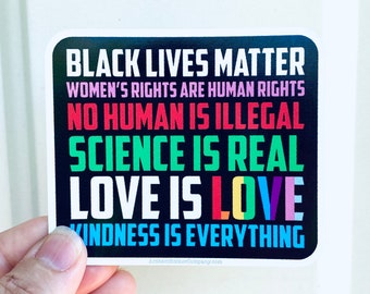 Thatlilcabin hashtag BLACK LIVES MATTER 8 Vinyl Sticker Decal HM1757 #BLM