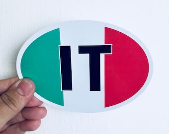 Italy flag vinyl sticker | any country available