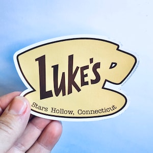 Luke’s Coffee vinyl sticker