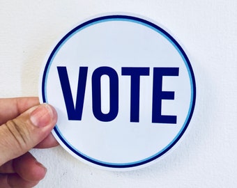 vote vinyl sticker