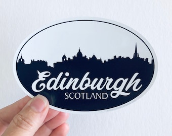 Edinburgh skyline vinyl sticker