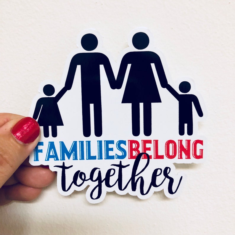 families-belong-together-vinyl-sticker-etsy