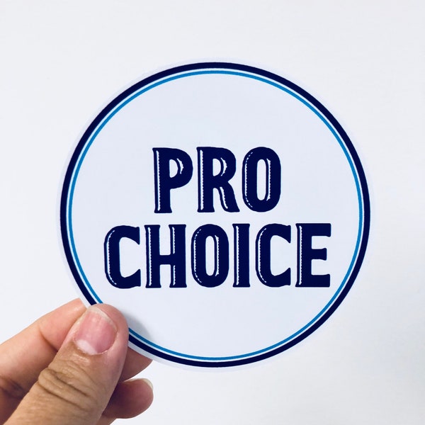 pro choice vinyl sticker