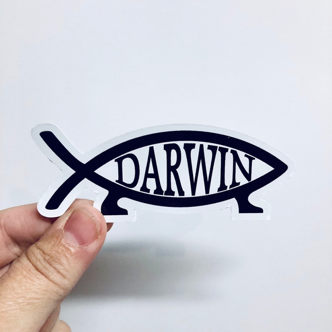 Darwin Walking Fish Vinyl Sticker - Etsy