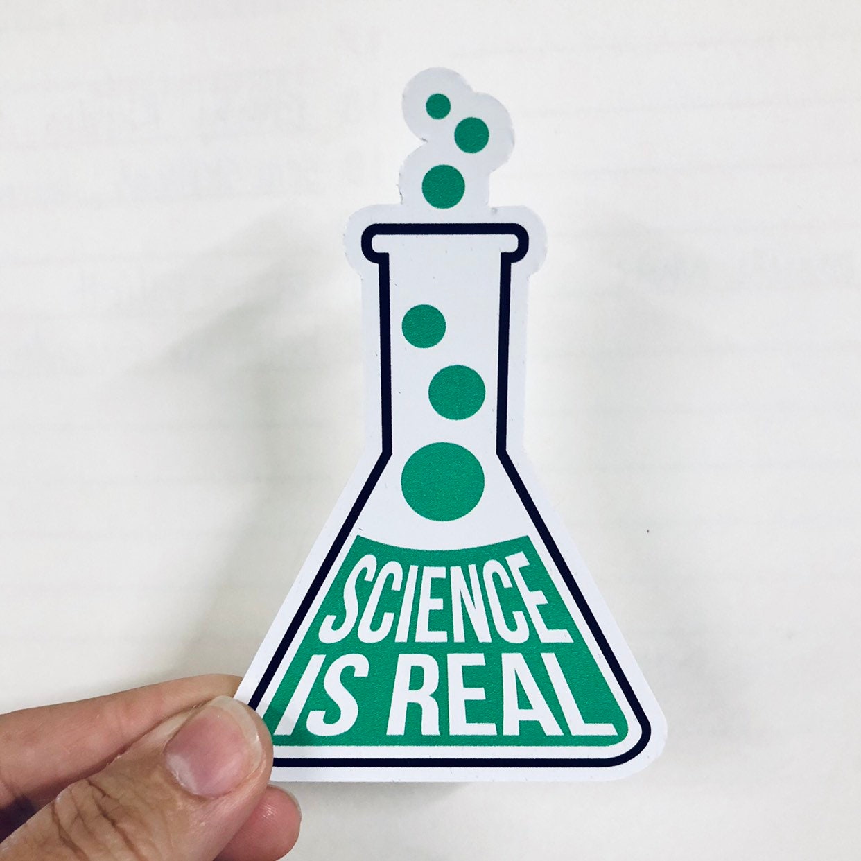 Science is Real Vinyl Sticker - Etsy