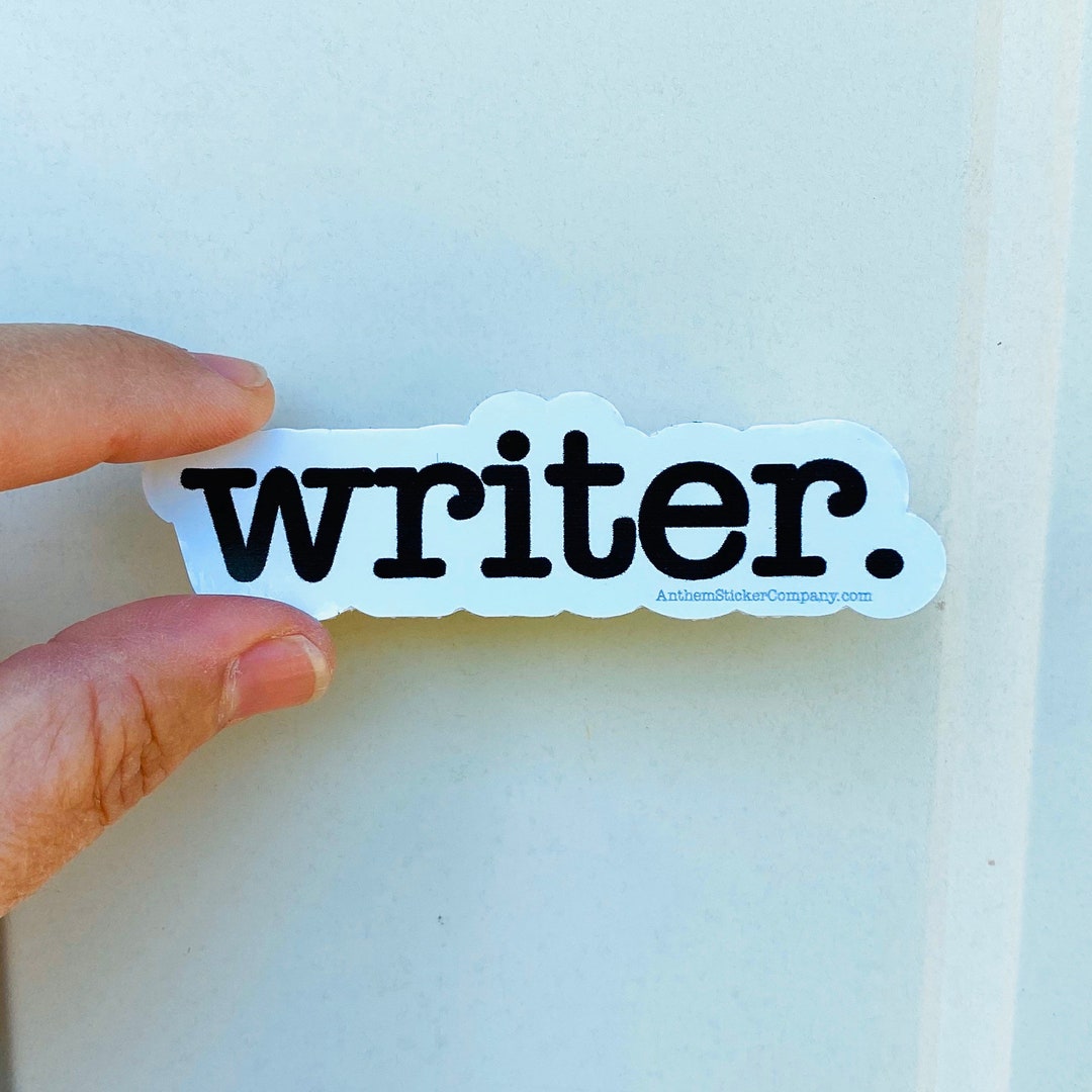 Content Writer Sticker Writer Vinyl Sticker - Etsy