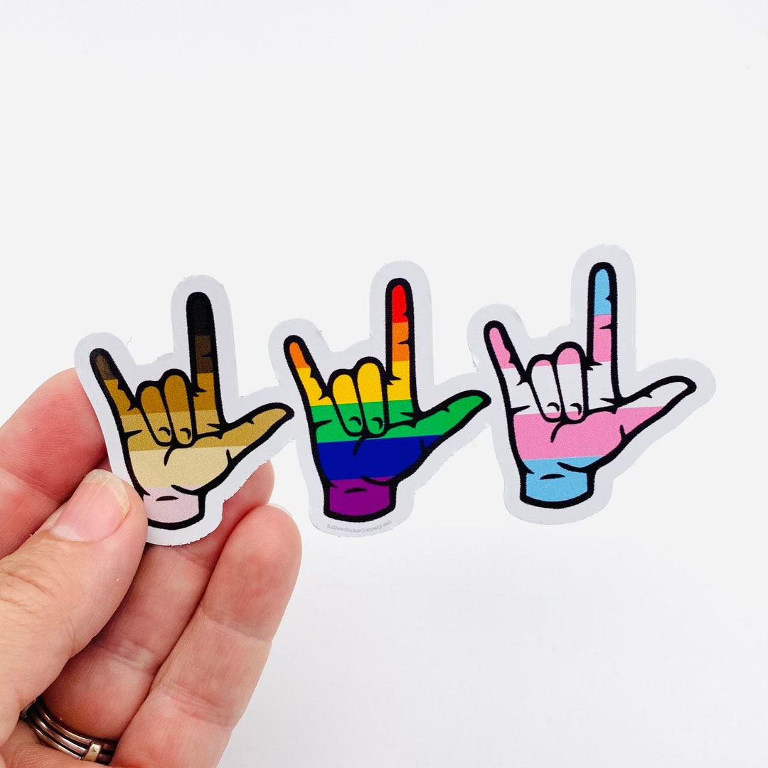 I Love You Everybody ASL Vinyl Sticker - Etsy