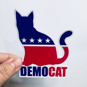 Democat democrat vinyl sticker