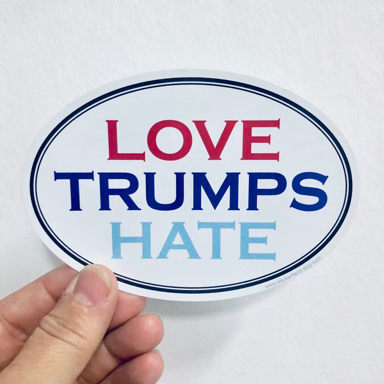 Love Trumps Hate Vinyl Bumper Sticker Anti Trump Sticker Etsy Love Trumps Hate Vinyl Bumper Sticker Anti Trump Sticker Etsy