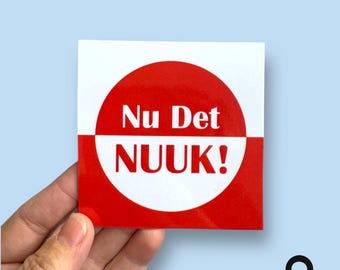 Nu Det Nuuk Greenland Magnet, Waterproof Car Refrigerator Decor