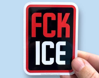 fck ice vinyl sticker
