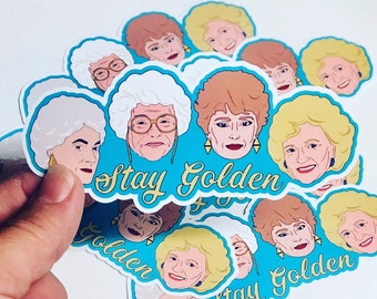 Stay Golden, Girls vinyl sticker
