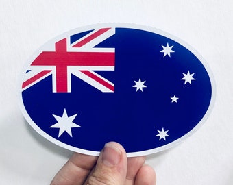 Australia flag vinyl sticker