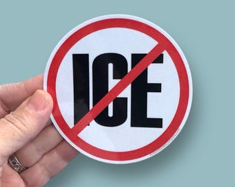 no ice vinyl sticker