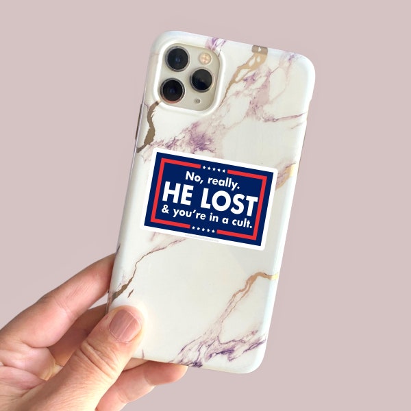 No, really. He lost and you’re in a cult phone, e-reader, or water bottle sized waterproof vinyl sticker