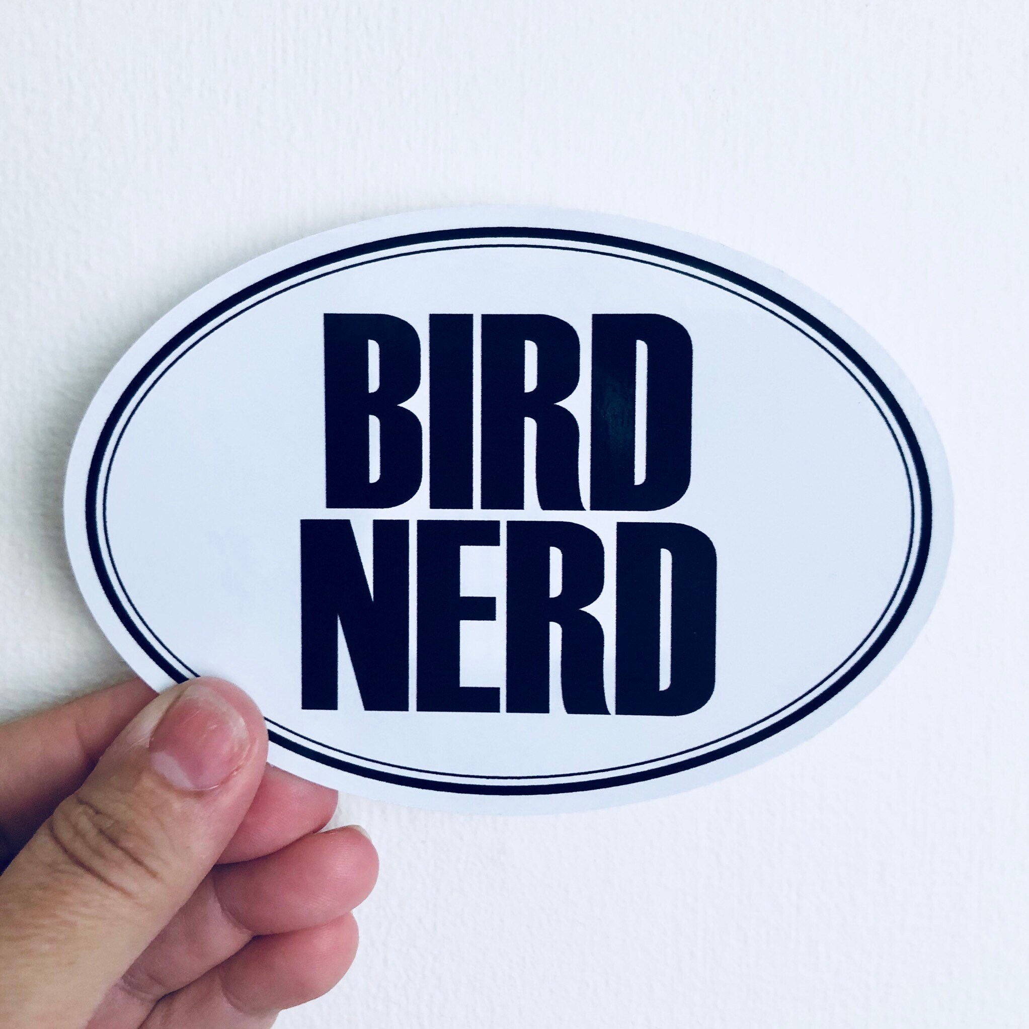 Bird Nerd Vinyl Sticker - Etsy