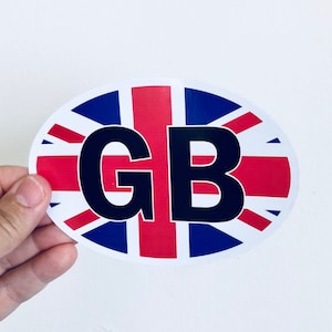Great Britain flag vinyl sticker | any country available