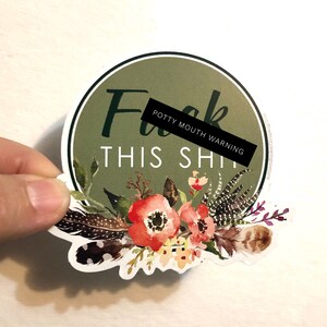 fk this sht vinyl sticker image 1