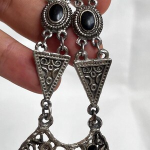 Antique Jewish Berber Heart Amulet – Moroccan Silver Enamel Pendant, Hanukkah Gift for Jewish Friend