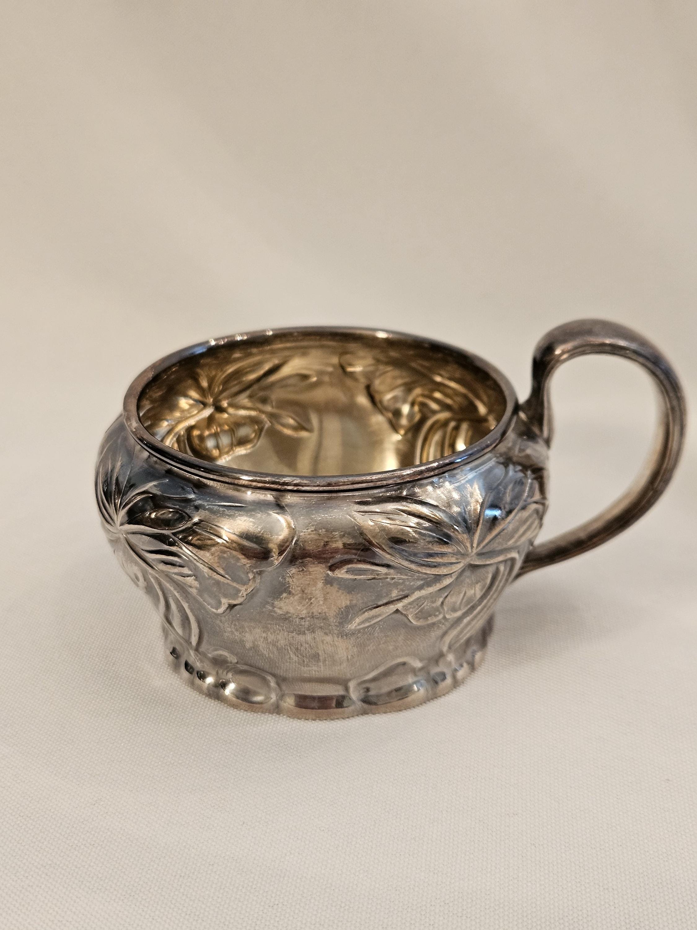 【Martin, Hall & Co】クイーンズパターン グレービーレードル Quadruple Silver Cup - Etsy