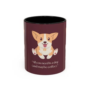 Cute Dog Coffee Mug - Perfect Gift for Dog Lovers, Pet Owners, Coffee Addicts, Birthday, Love, Home Decor