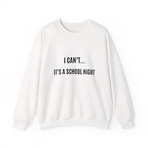 School Night Crewneck Sweatshirt