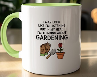 Gardener Gift Mug | Funny Gardening Quote Cup | Gift for Gardener | Plant Lover Mug