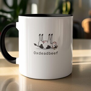 Lustige 0xdeadbeef Kuh Tasse, Programmierer Geschenk