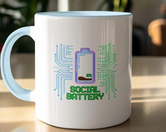 Social Battery Low | Funny Introvert Gift