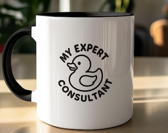 Rolig gummianka felsökningsmugg - mjukvaruutvecklare gåva