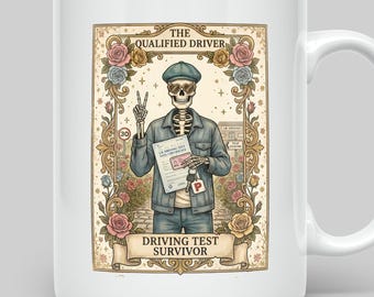 Qualified Driver Mug | Driving Test Pass Gift | New Driver Gift Idea