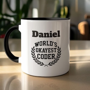 Custom Coder Mug – Personalized Programmer Gift, Funny Developer Humor