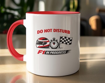 Do Not Disturb F1 In Progress Mug