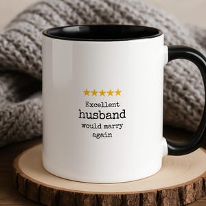 Make 5-stjärnig recensionsmugg, jubileumspresent, skulle gifta sig igen kaffekopp