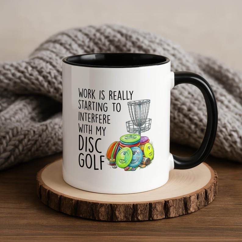 Funny Disc Golf Mug | Disc Golf Gift for Him - Etsy UK
