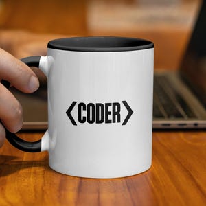 Coder Coffee Mug, Programmer Gift Idea, Coder Mug for Coffee Lovers, Unique Coder Mug, Geek Office Decor, Funny Coffee Mug for Coders